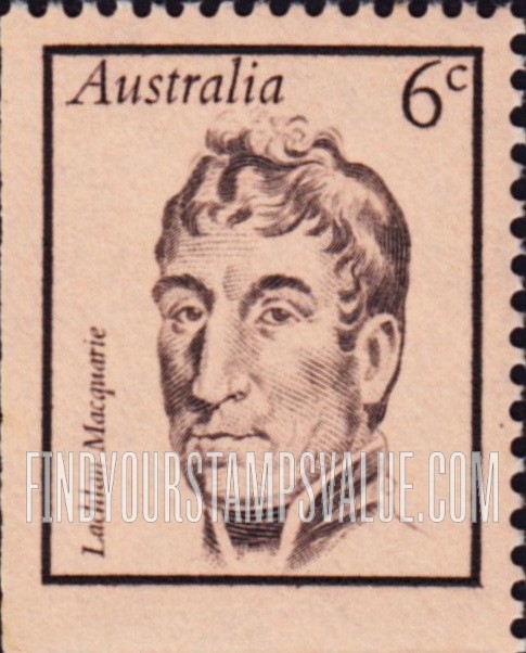 FindYourStampsValue: Famous Australians: Lachlan Macquarie (1761-1824), Governor of New South Wales