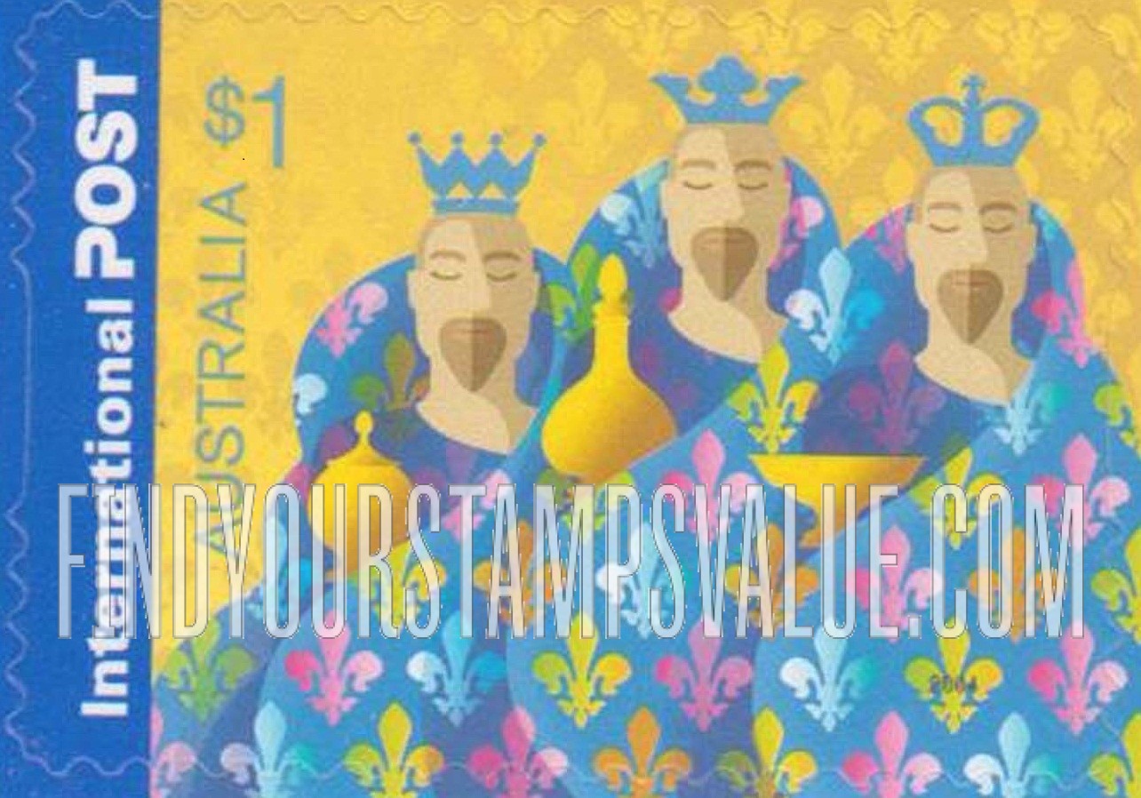 FindYourStampsValue: Christmas Type of 2004: Magi, horizontal