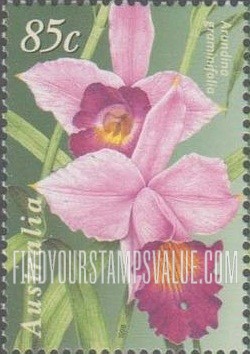 FindYourStampsValue: Orchids: Arundina graminifolia