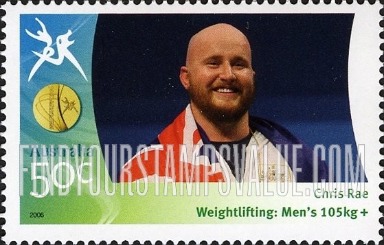 FindYourStampsValue: Medalists at Commonwealth Games: Chris Rae