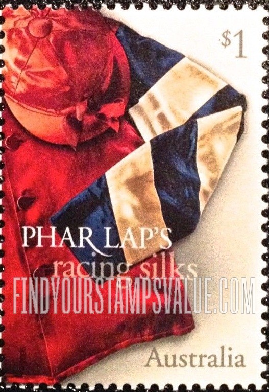 FindYourStampsValue: Sports Memorabilia: Racing silks of Phar Lap’s jockeys