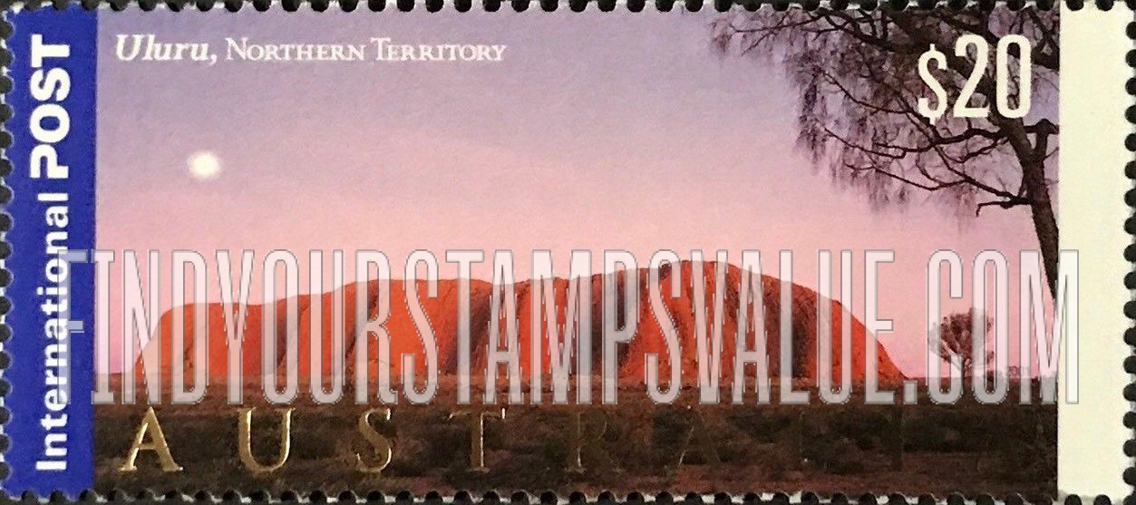FindYourStampsValue: Tourist Attraction Type of 2000: Uluru