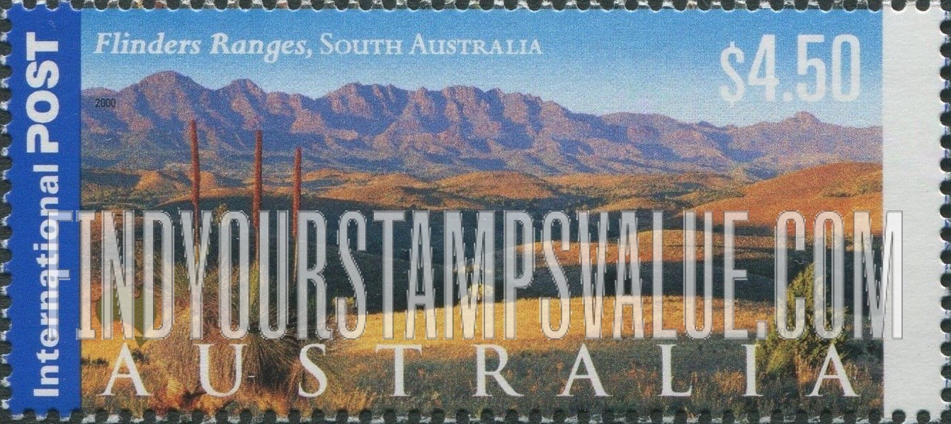 FindYourStampsValue: Tourist Attractions: Flinders Ranges