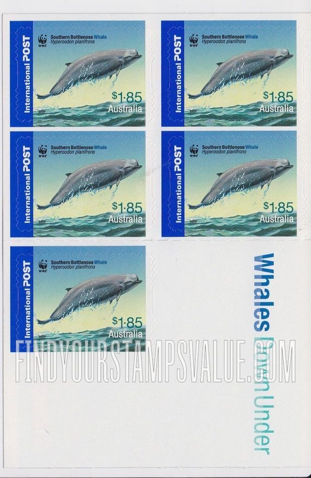 FindYourStampsValue: Worldwide Fund for Nature (WWF): Southern bottlenose whale