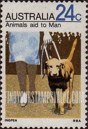 FindYourStampsValue: Seeing eye dog (animals’ aid to man)