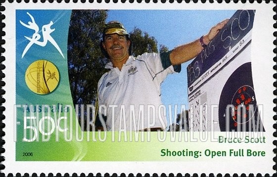 FindYourStampsValue: Medalists at Commonwealth Games: Bruce Scott