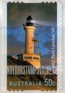 FindYourStampsValue: Lighthouses: Point Lonsdale Lighthouse, Victoria