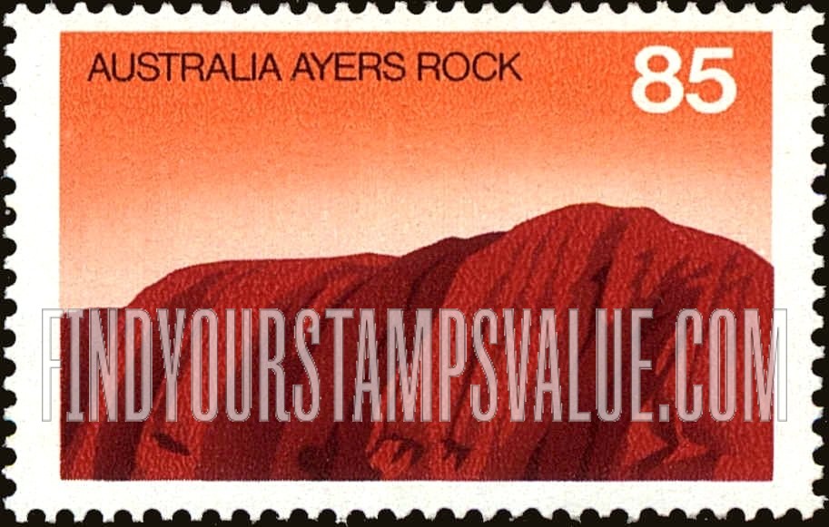 FindYourStampsValue: Ayers Rock, Northern Territory