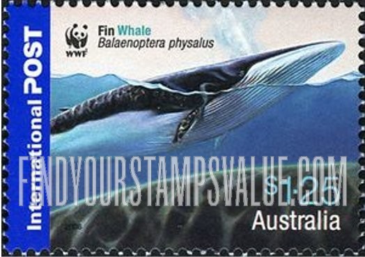 FindYourStampsValue: Worldwide Fund for Nature(WWF): Fin whale