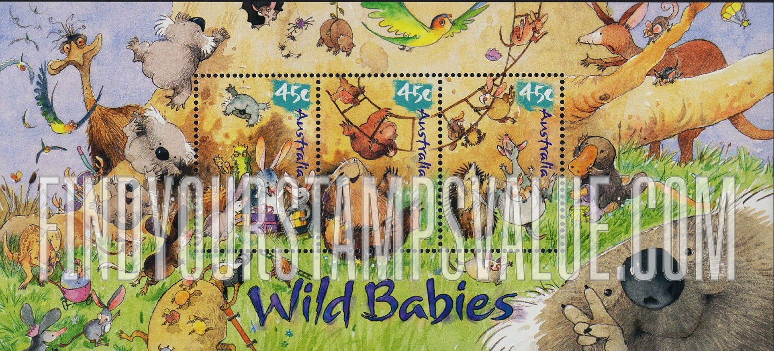 FindYourStampsValue: Caricatures of Australian Wildlife by Roland Harvey