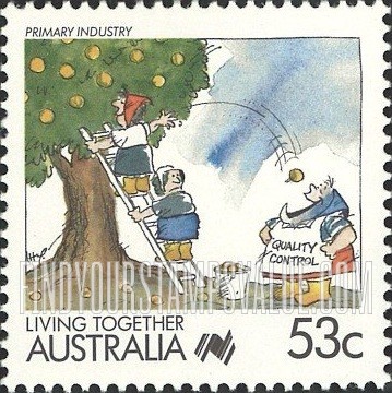 FindYourStampsValue: Living Together: Primary industry
