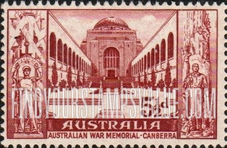 FindYourStampsValue: Canberra War Memorial, Sailor and Airman