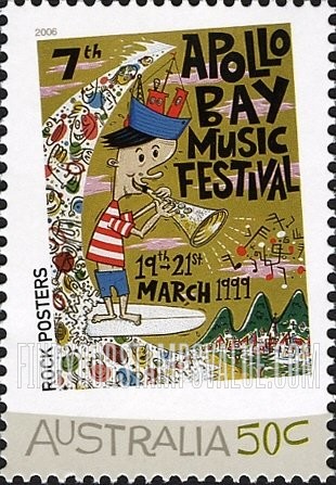 FindYourStampsValue: Rock Posters: Apollo Bay Music Festival, 1999