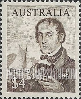 FindYourStampsValue: Admiral Philip Parker King: Types of 1963-65