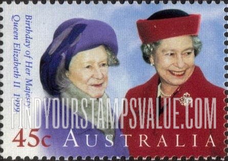 FindYourStampsValue: Queen Mother and Queen Elizabeth II