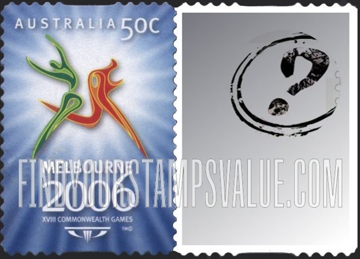 FindYourStampsValue: With Personalized Photo at Right Like Type: Emblem of 2006 Commonwealth Games, Melbourne