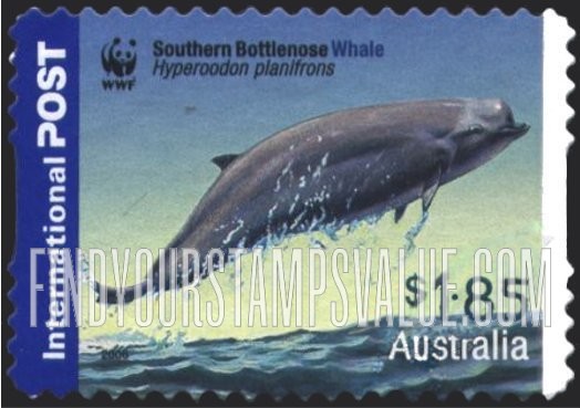 FindYourStampsValue: Worldwide Fund for Nature (WWF): Southern bottlenose whale