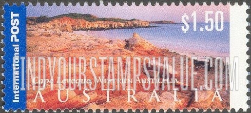 FindYourStampsValue: Tourist Attractions Type of 2000: Cape Leveque