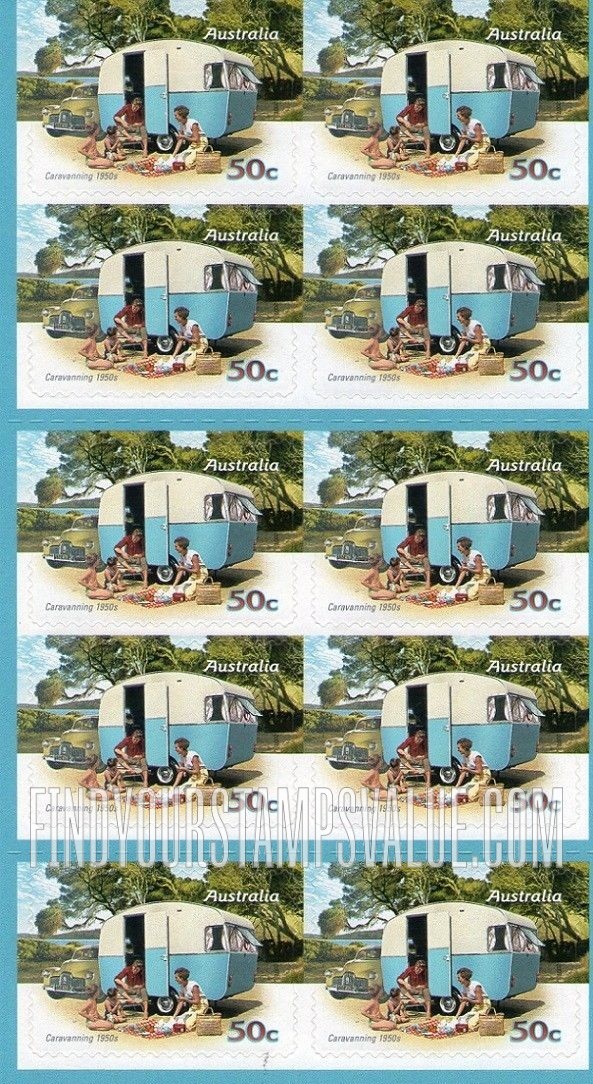 FindYourStampsValue: Trailer Campers: 1950s