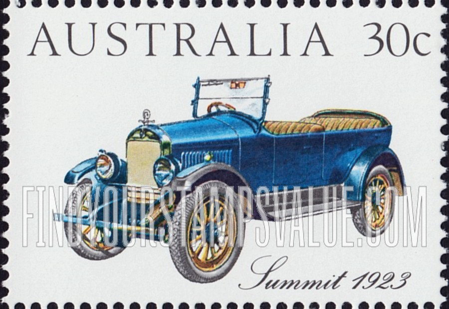 FindYourStampsValue: Australian-made vintage cars: Summit, 1923