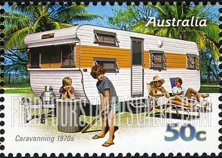 FindYourStampsValue: Trailer Campers: 1970s