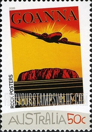 FindYourStampsValue: Rock Posters: Goanna’s Spirit of Place album, 1983