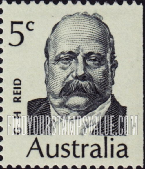 FindYourStampsValue: Prime Ministers: Sir George H. Reid (1845-1918)