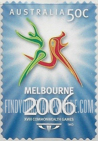 FindYourStampsValue: Emblem of 2006 Commonwealth Games, Melbourne