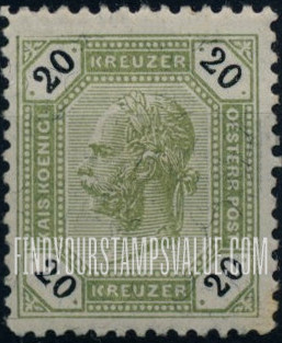 FindYourStampsValue: For Austria only: Franz Josef