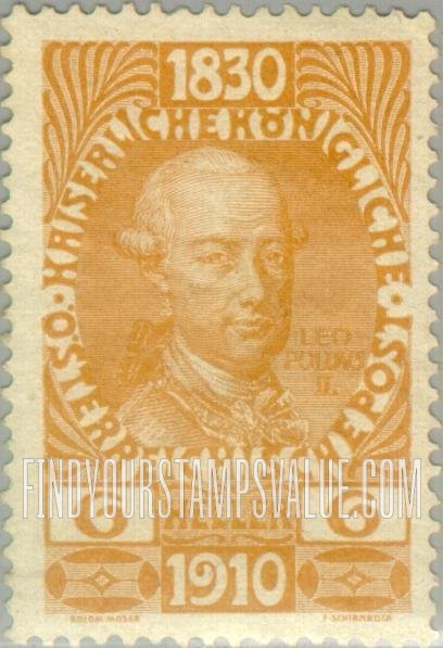 FindYourStampsValue: For Austria only, Birthday Jubilee: Leopold II