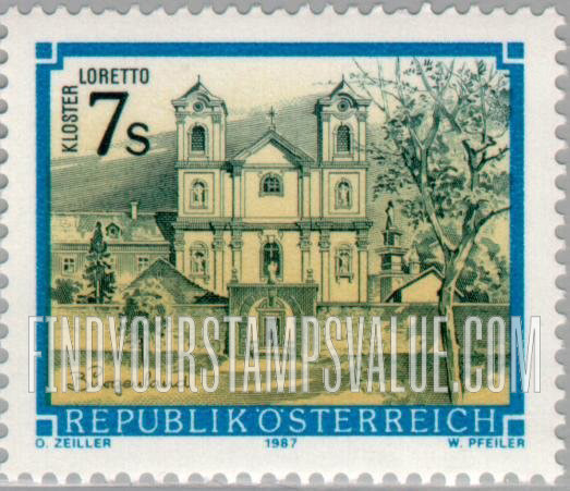 FindYourStampsValue: Monasteries and Abbeys: Loretto Monastery, Burgenland
