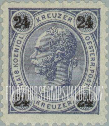 FindYourStampsValue: For Austria only: Franz Josef