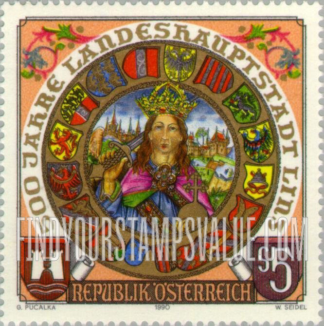 FindYourStampsValue: Miniature from the Market Book of Grein, by Ulrich Schreier, c. 1490