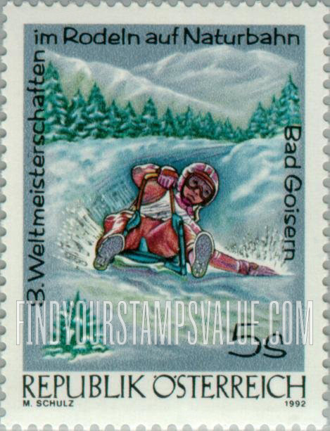 FindYourStampsValue: 8th Natural Run Toboggan World Championships