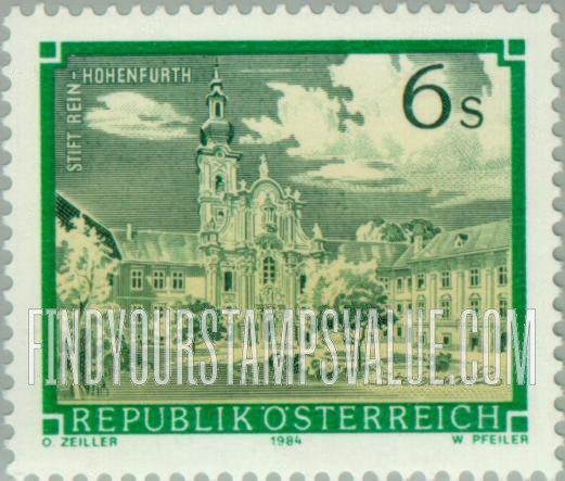 FindYourStampsValue: Monasteries and Abbeys: Rein-Hohenfurth