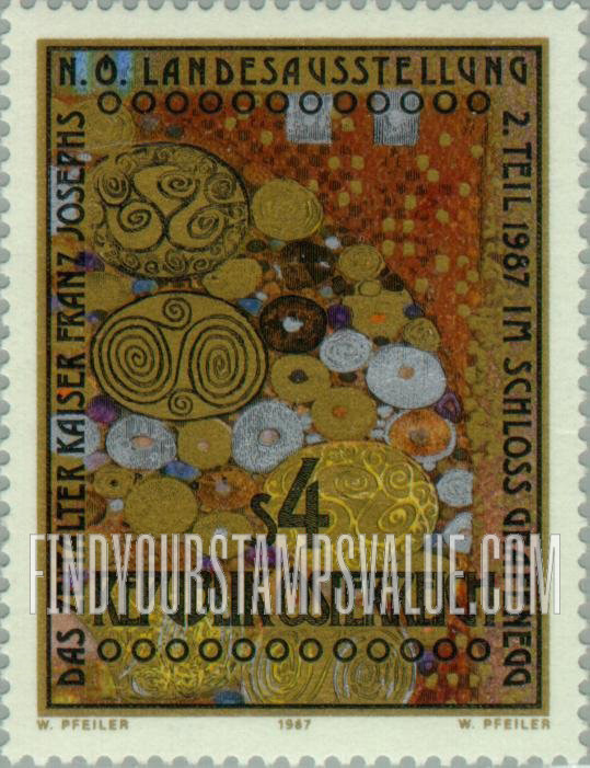 FindYourStampsValue: Adele Block-Bauer I, Abstract by Gustav Klimt