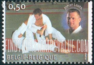 FindYourStampsValue: International Judo Champions From Belgium: Johan Laats