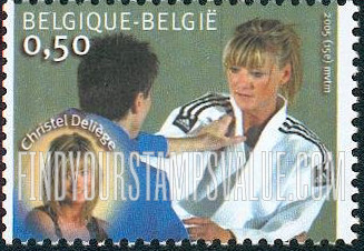 FindYourStampsValue: International Judo Champions From Belgium: Christel Deliège