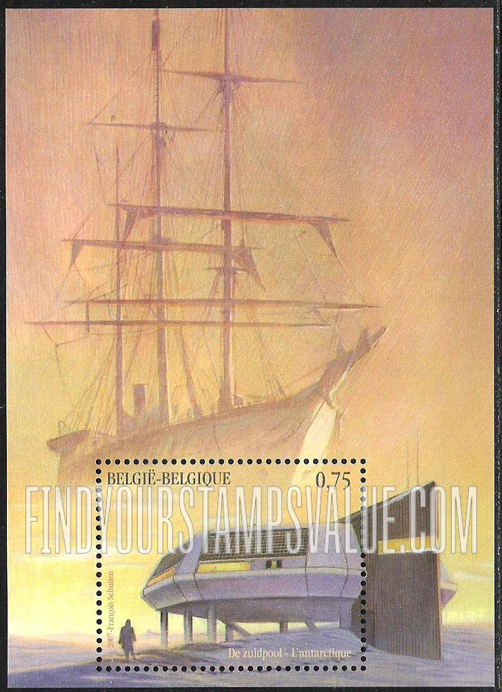 FindYourStampsValue: Opening of Princess Elisabeth Base, Antarctica