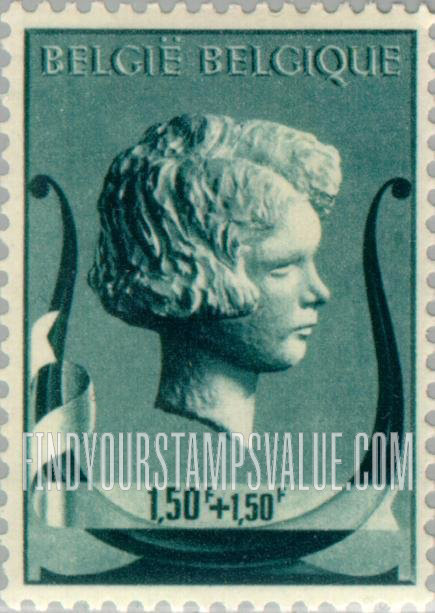 FindYourStampsValue: Semi-Postal: Bust of Prince Albert of Liege