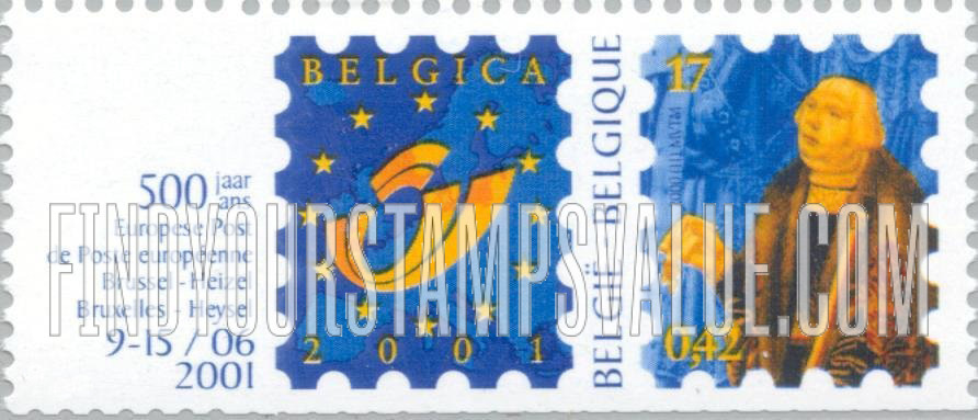 FindYourStampsValue: European Postal Services, 500th Anniversary