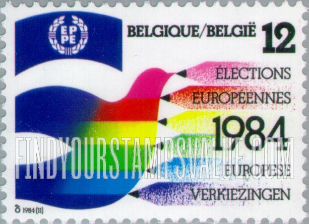 FindYourStampsValue: 2nd European Parliament Elections