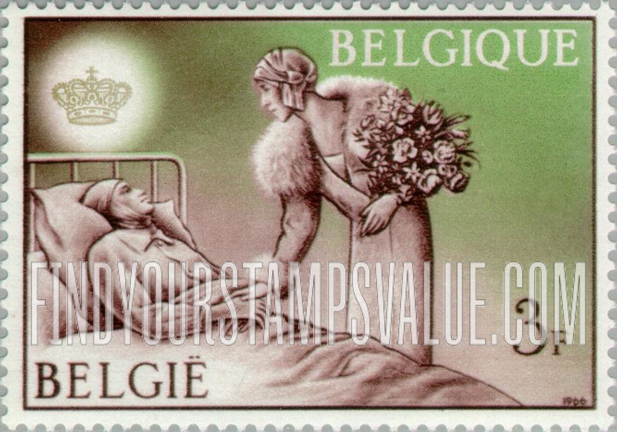 FindYourStampsValue: Semi-Postal: Queen Elisabeth