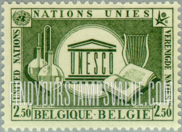 FindYourStampsValue: United Nations: UNESCO