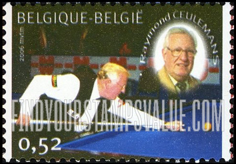 FindYourStampsValue: International Billiards Champions From Belgium: Raymond Ceulemans