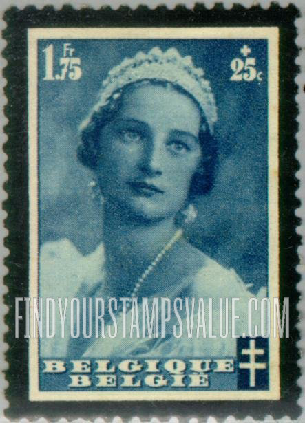 FindYourStampsValue: Semi-Postal: Queen Astrid