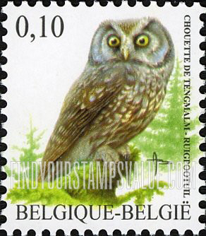 FindYourStampsValue: Bird: Chouette de Tengmalm