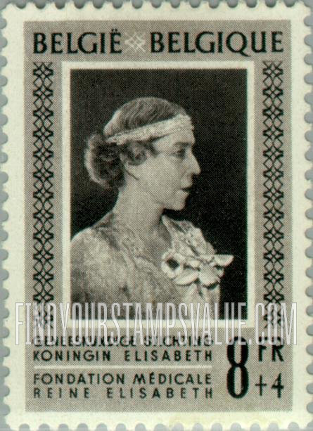 FindYourStampsValue: Semi-Postal: Queen Elisabeth