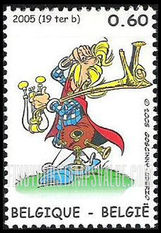 FindYourStampsValue: Asterix in Belgium: Cacofonix