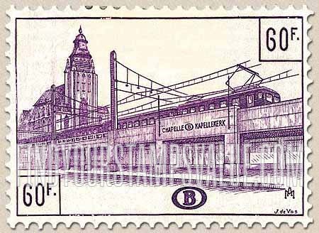 FindYourStampsValue: Parcel Post and Railway: Chapelle Station, Brussels